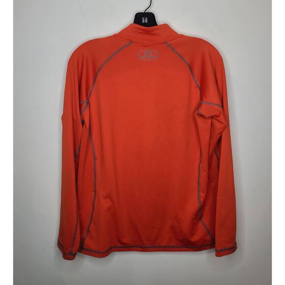 Under Armour orange 1/4 quarter zip long sleeve pullover - yxl youth XL - Picture 5 of 5